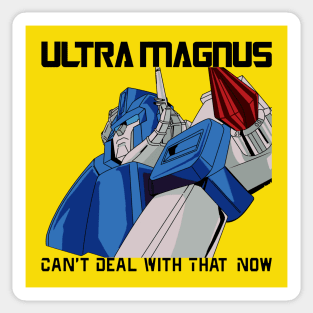 Magnus Can't Deal Sticker